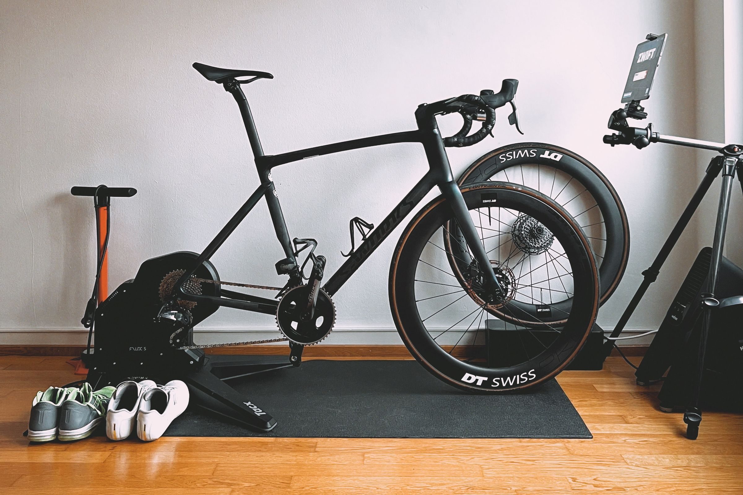 Bicicleta preparada para un ajuste de posición